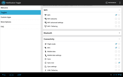 Скриншот приложения Notification Toggle - №7