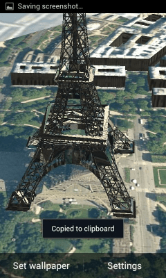 Скриншот приложения Eiffel Tower 3D FREE Wallpaper - №2