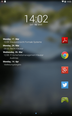 Скриншот приложения j4velin Simple Calendar Widget - №7