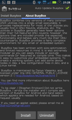 Скриншот приложения BusyBox - №1