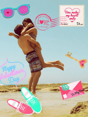 Скриншот приложения Valentine - Photo Grid Plugin - №3