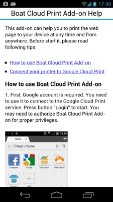 Скриншот приложения Boat Cloud Print Add-on - №4