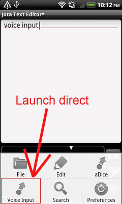 Скриншот приложения Voice Input for Jota - №3