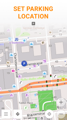 Скриншот приложения OsmAnd-Parking Plugin - №1