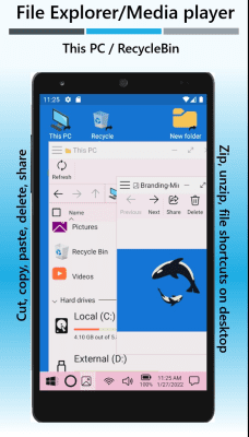 Скриншот приложения Win-X Launcher (No ads) - №4