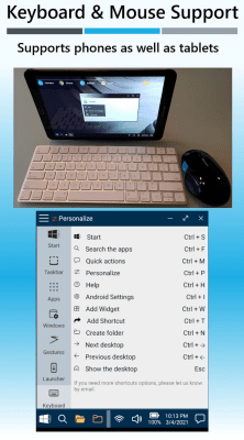 Скриншот приложения Win-X Launcher (No ads) - №5