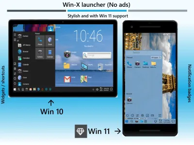 Скриншот приложения Win-X Launcher (No ads) - №9