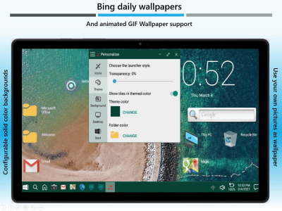 Скриншот приложения Win-X Launcher (No ads) - №10