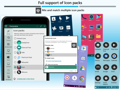 Скриншот приложения Win-X Launcher (No ads) - №11