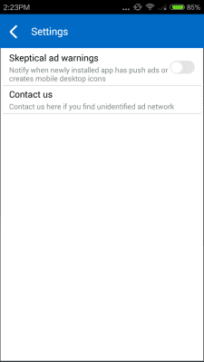 Скриншот приложения Ad Detect Plugin - №8