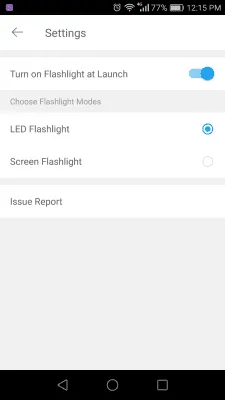 Скриншот приложения Flashlight Plugin - №8