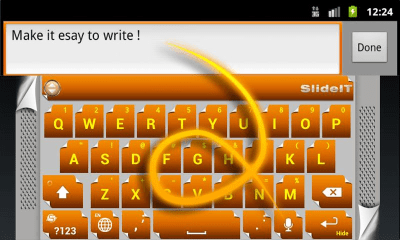 Скриншот приложения SlideIT Flip Page Skin - №3