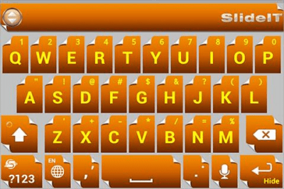 Скриншот приложения SlideIT Flip Page Skin - №4