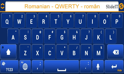 Скриншот приложения SlideIT Romanian Pack - №3