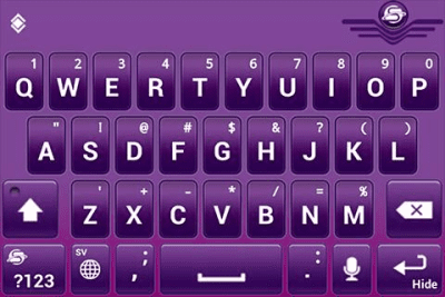Скриншот приложения SlideIT Swedish QWERTY Pack - №4
