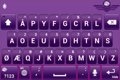 Скриншот приложения SlideIT Norwegian Dvorak Pack - №4