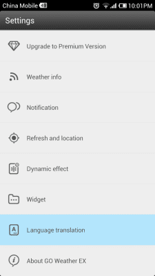 Скриншот приложения Hungary Language GOWeatherEX - №1
