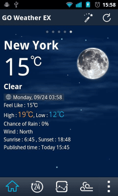 Скриншот приложения Hungary Language GOWeatherEX - №3