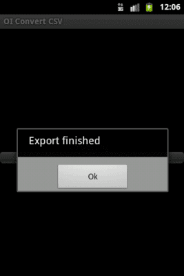 Скриншот приложения OI Convert CSV - №4