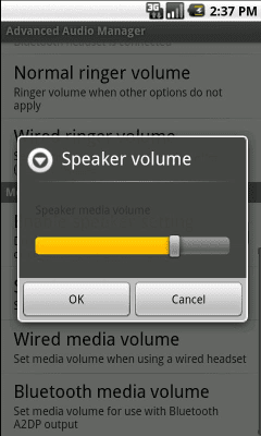 Скриншот приложения Volume Manager - №3