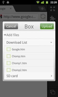 Скриншот приложения Box for Dolphin - №2