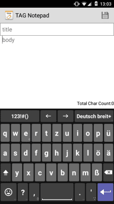 Скриншот приложения German for AnySoftKeyboard - №2