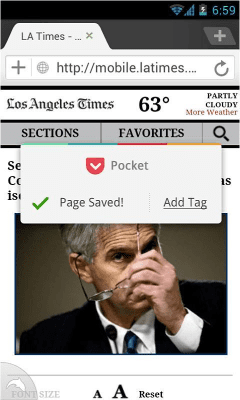 Скриншот приложения Pocket for Dolphin - №3