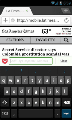 Скриншот приложения Pocket for Dolphin - №4