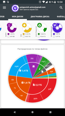 Скриншот приложения Анализ и очистка дисков - №3