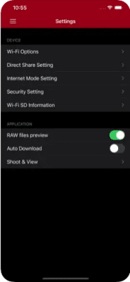 Скриншот приложения Wi-Fi SD - №3