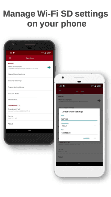 Скриншот приложения Wi-Fi SD - №4