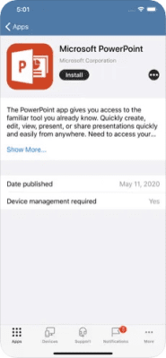 Скриншот приложения Портал организации Microsoft Intune - №4
