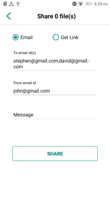 Скриншот приложения ProntoShare - №4