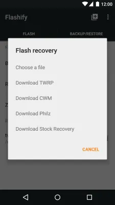 Скриншот приложения Flashify (for root users) - №2