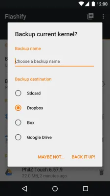 Скриншот приложения Flashify (for root users) - №4