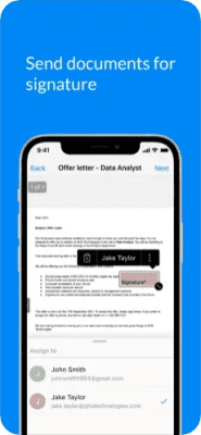 Скриншот приложения SignEasy - №5