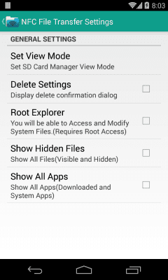 Скриншот приложения NFC File Transfer - №8