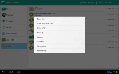 Скриншот приложения NFC File Transfer - №14
