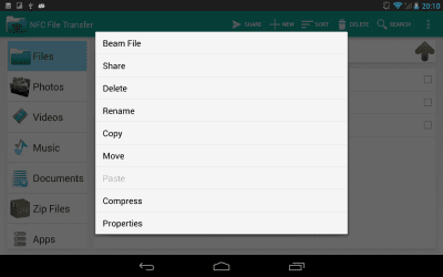 Скриншот приложения NFC File Transfer - №18