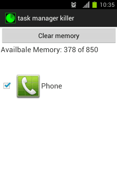 Скриншот приложения task manager killer - №1