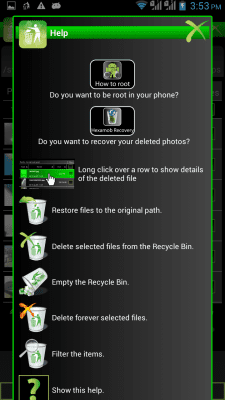 Скриншот приложения Android Recycle Bin beta - №3