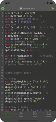 Скриншот приложения Sedona - Compile Swift Program - №1