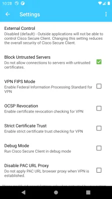 Скриншот приложения Cisco Secure Client-AnyConnect - №3