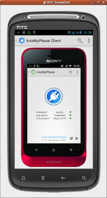 Скриншот приложения IntoMyPhone Client - №1