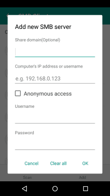 Скриншот приложения SMB Client plugin for FE - №3