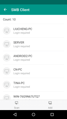 Скриншот приложения SMB Client plugin for FE - №4