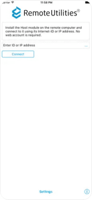 Скриншот приложения Remote Utilities - №3