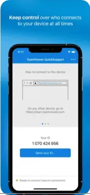 Скриншот приложения TeamViewer QuickSupport - №3