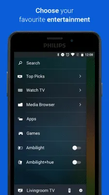Скриншот приложения Philips TV Remote - №1