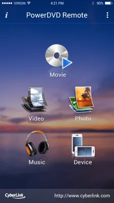 Скриншот приложения PowerDVD Remote - №2
